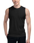 Gaymer Pride Streetwear Style LGBTQ+ Pride Video Games on back of Black Tank Top Relaxed Fit Sleeveless Tank Top