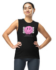 Gaysian Pride Pink Smiley Streetwear Inspired Design Relaxed Fit Sleeveless Tank Top