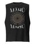 Māhū Pride Hawaiian Culture on Front of Black Relaxed Fit Sleeveless Tank Top Relaxed Fit Sleeveless Tank Top