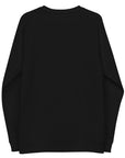 BlaQ Pride Geometric Design Iconic African Culture Colors on Black Organic Cotton Raglan Sweatshirt Organic Raglan Sweatshirt
