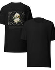 Bisexual+ Pride Shirt Black with Vintage Flower Design Subtle but Proud. Relaxed Fit T-shirt Relaxed Fit T-Shirt