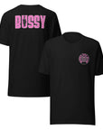 Bussy Cat Club Gay Pride Tboy Pride Black and Pink Relaxed Fit T-shirt Relaxed Fit T-Shirt
