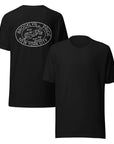 Brooklyn Pride 2025 Back Design on the Size Inclusive Black Relaxed Fit T-shirt Relaxed Fit T-Shirt