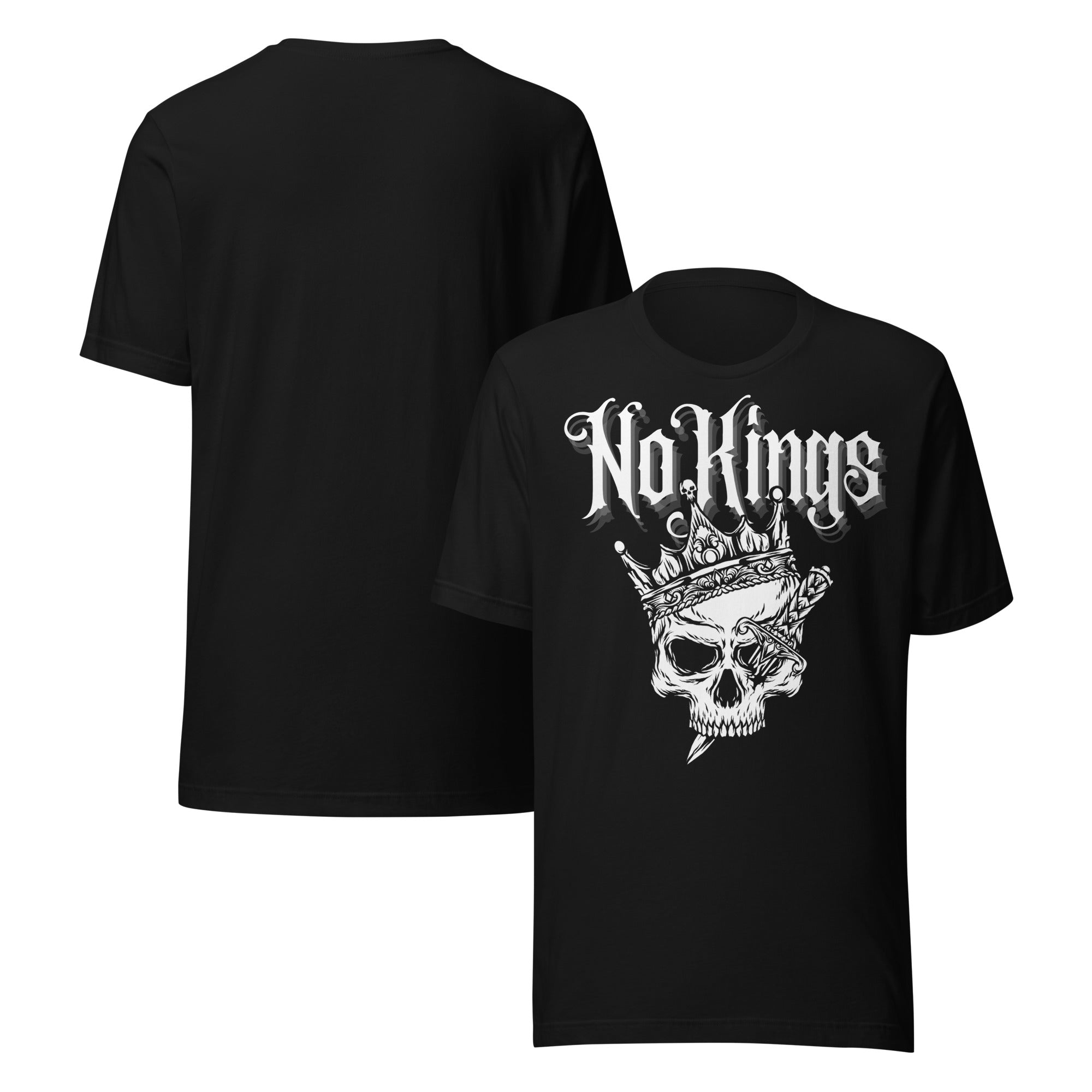 No Kings Protest Tee Punk Power to the People Relaxed Fit T-Shirt Relaxed Fit T-Shirt