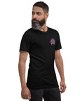 Bussy Cat Club Gay Pride Tboy Pride Black and Pink Relaxed Fit T-shirt Relaxed Fit T-Shirt