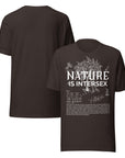 Nature is Intersex T-Shirt for Intersex Pride on Black Relaxed Fit T-shirt Relaxed Fit T-Shirt