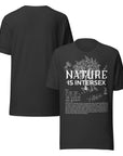 Nature is Intersex T-Shirt for Intersex Pride on Black Relaxed Fit T-shirt Relaxed Fit T-Shirt
