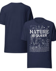 Nature is Queer Graphic Tee LGBTQ+ Pride Plants & Animals Relaxed Fit T-Shirt Relaxed Fit T-Shirt