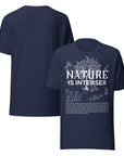 Nature is Intersex T-Shirt for Intersex Pride on Black Relaxed Fit T-shirt Relaxed Fit T-Shirt