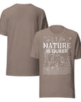 Nature is Queer Graphic Tee LGBTQ+ Pride Plants & Animals Relaxed Fit T-Shirt Relaxed Fit T-Shirt