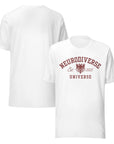 Neurodiverse Universe Disability Pride Tee on Black, Grey or White Relaxed fit T-shirt Relaxed Fit T-Shirt