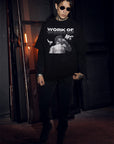 Work of Art Statue with Top Surgery Scars Trans Pride Shirt Black Oversize Tee Oversize Deep Drop Shoulder Tee - 190 GSM