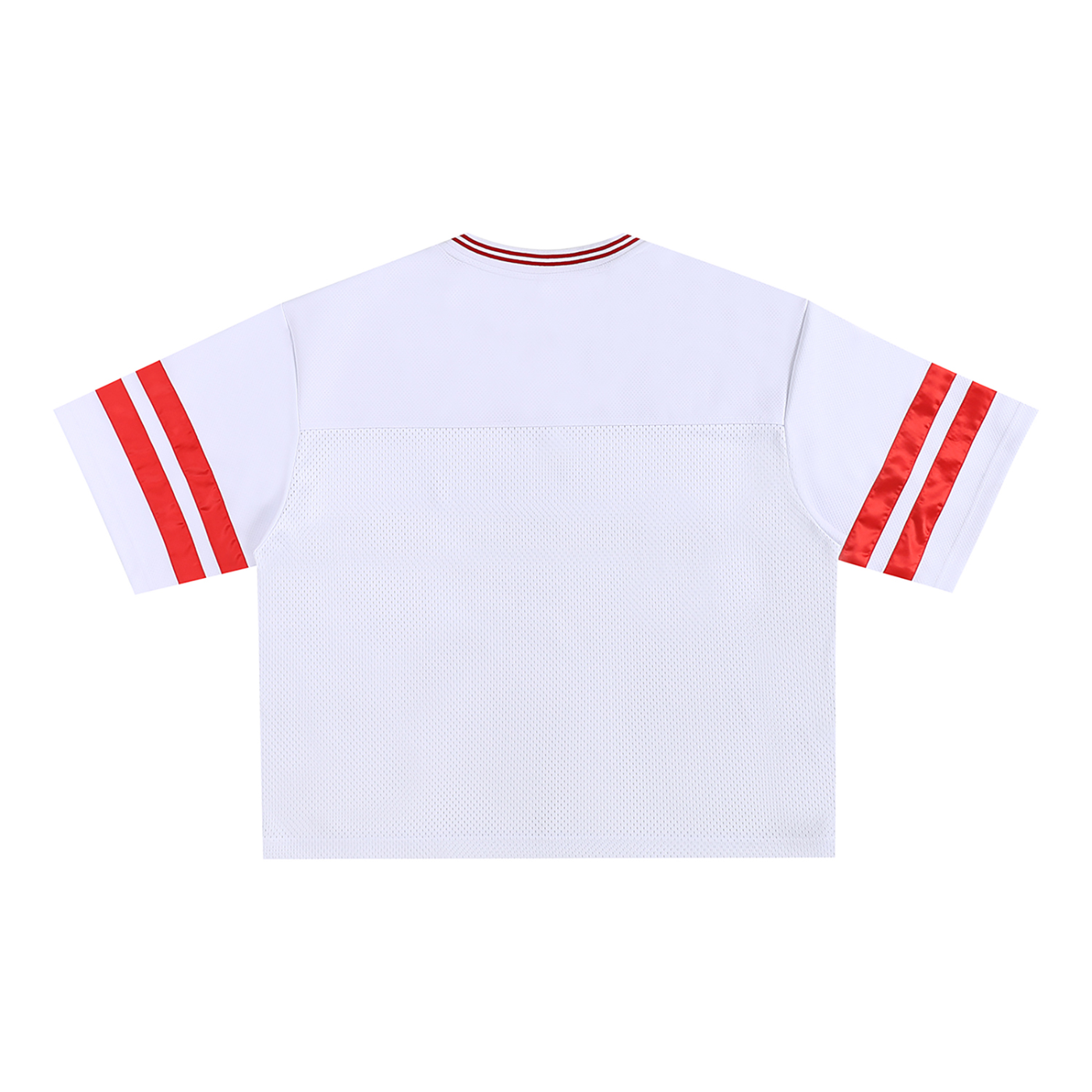 Thundercunt Fire Queer Pride White Taped Mesh Boxy T-Shirt