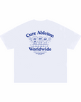 Cure Ableism Worldwide Size Inclusive Disability Pride White Oversize Tee Size Inclusive Oversize Tee