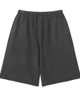 Stud Pride Sports World Black Pride wear Snow Washed Raw Hem Shorts