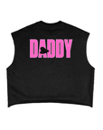 Daddy Dom Club Pink and Black Pride French Terry Boxy Tank Top French Terry Boxy Tank Top