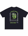 Decolonize Your Mind Protest T-Shirt back of Black Size Inclusive Oversize Tee Size Inclusive Oversize Tee