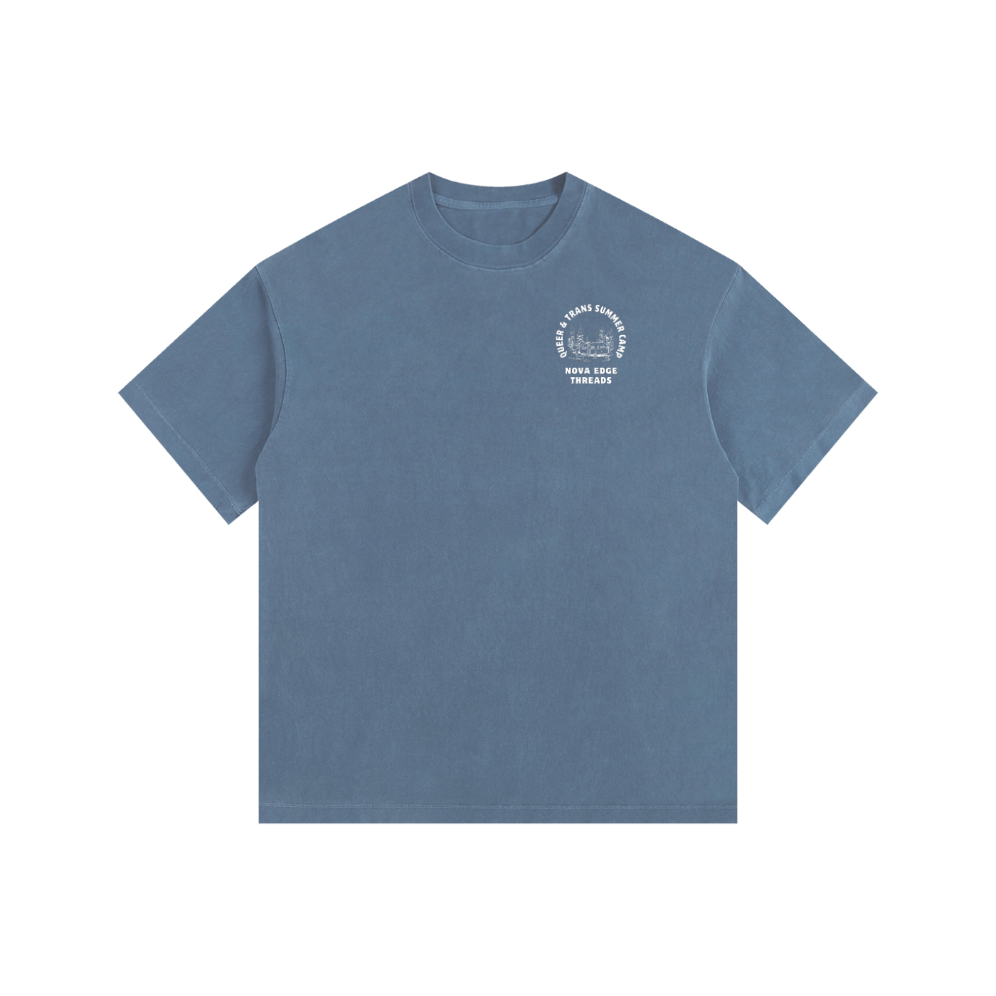 Queer & Trans Summer Camp Size Inclusive California Pride Vintage Washed Oversize Tee Vintage Wash Oversize Tee