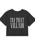 I'm that Villain Crop Top Queer coded Pride Shirt Black Baby Tee Seamless T-Shirt