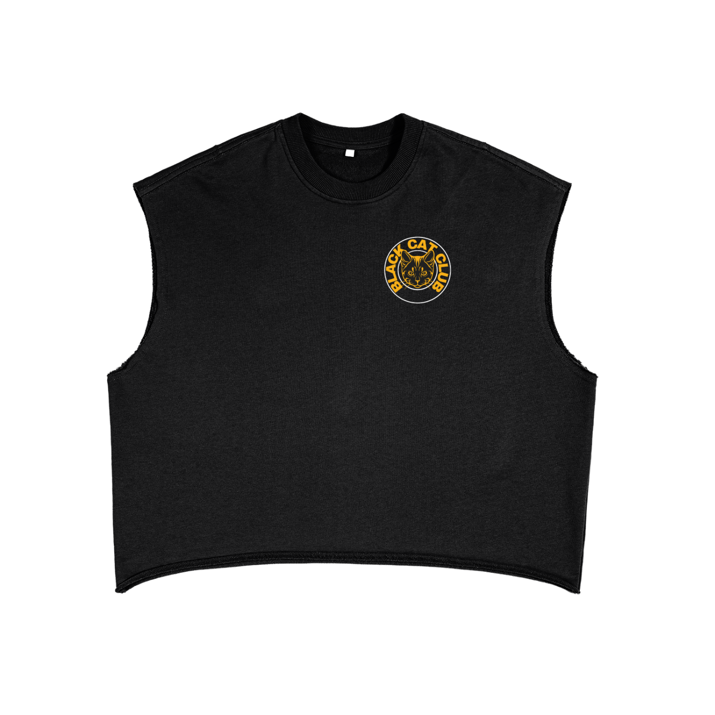 Black Cat Club Black Pride French Terry Boxy Tank Top