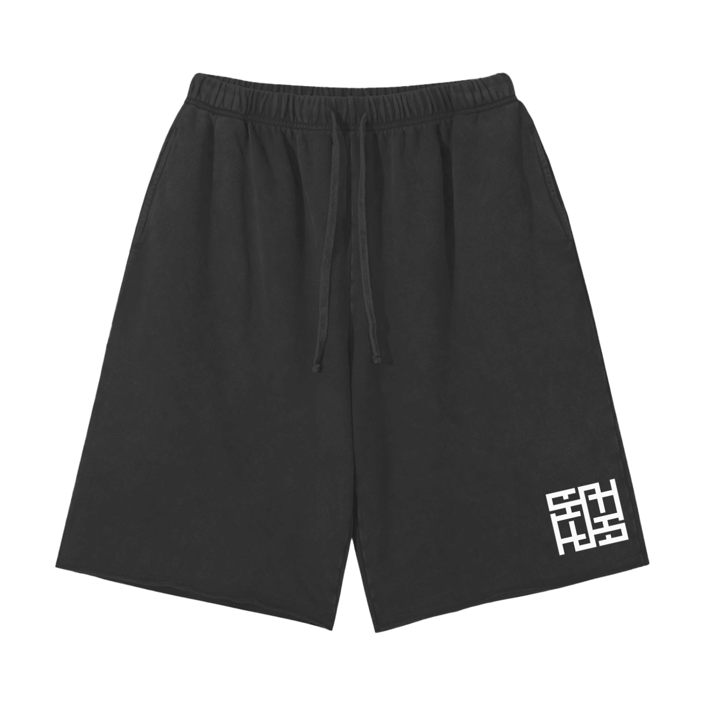 Nova Edge Threads Emblem on Scattered Edge Vintage Washed Shorts Vintage Wash Short Pants