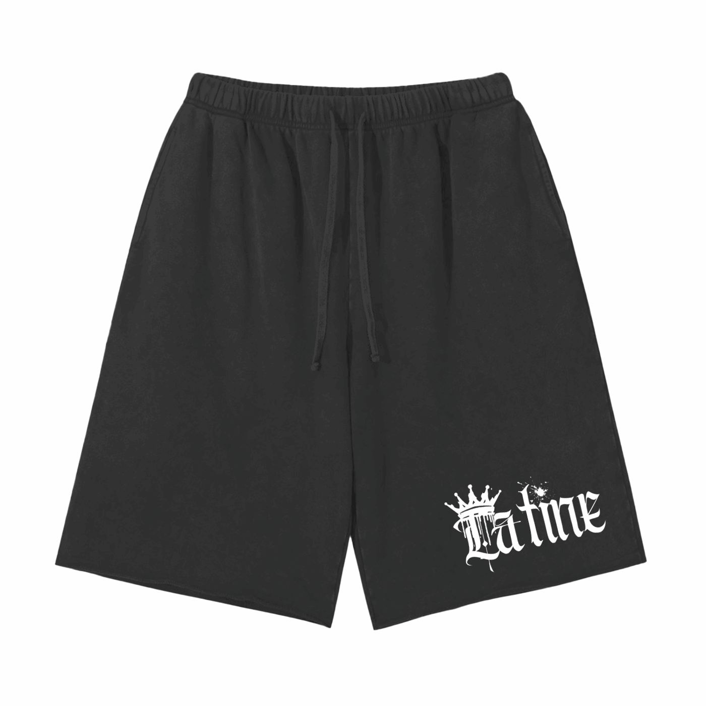 Latine Pride Non Binary Latinx Spray Paint Crown Scattered Edge Vintage Washed Shorts Vintage Wash Short Pants