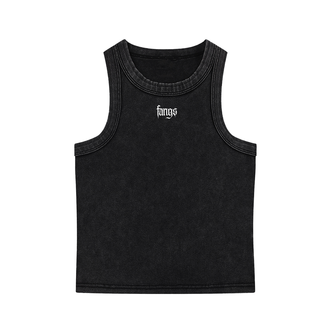 Fangs Queer Pride Tank Snow Wash Mini Tank Top