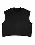 Black Cat Lesbian and Queer Womxn Black French Terry Boxy Tank Top