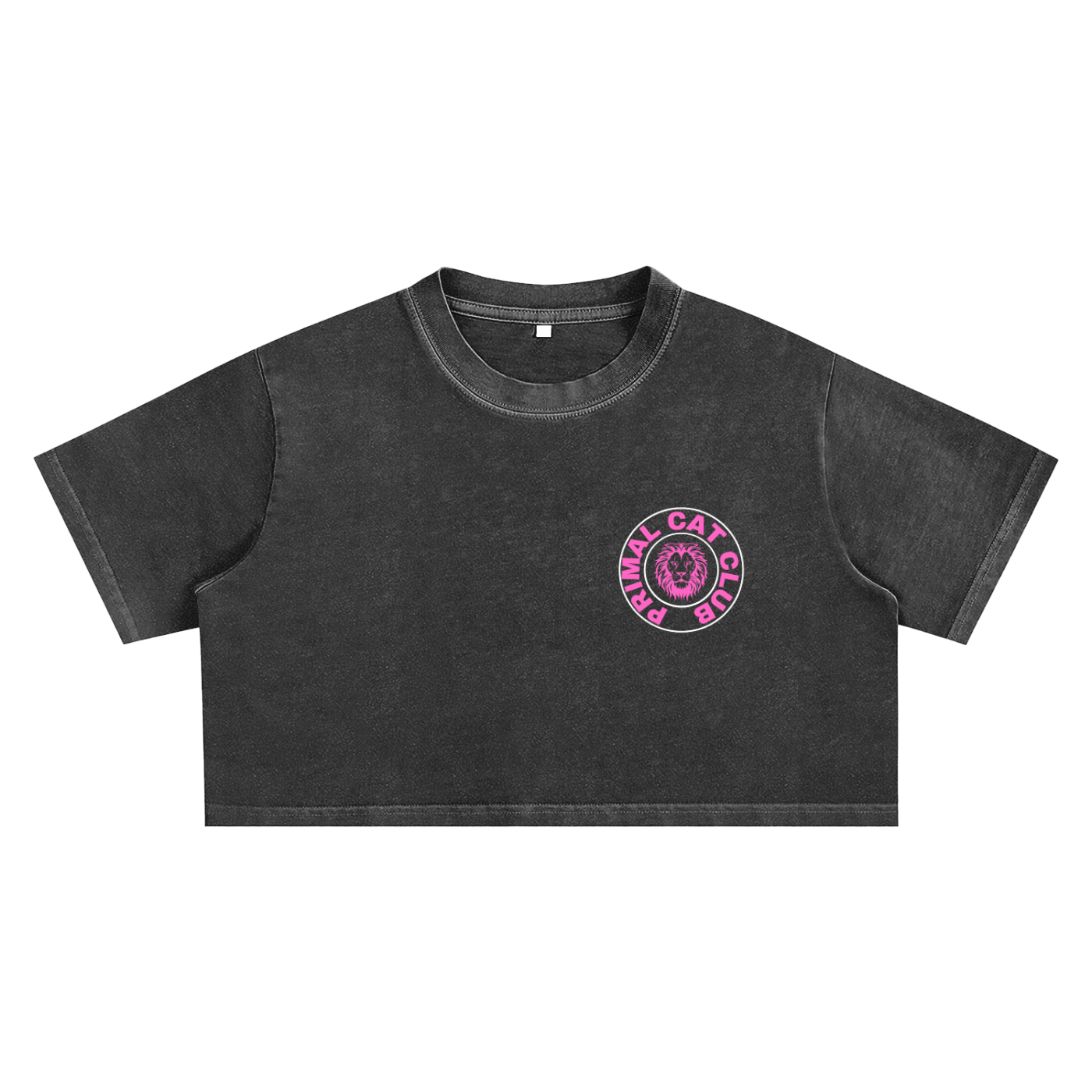 Primal Cat Club Wild Queer and Kinky Pride Snow Washed Crop Top Snow Washed Crop Top