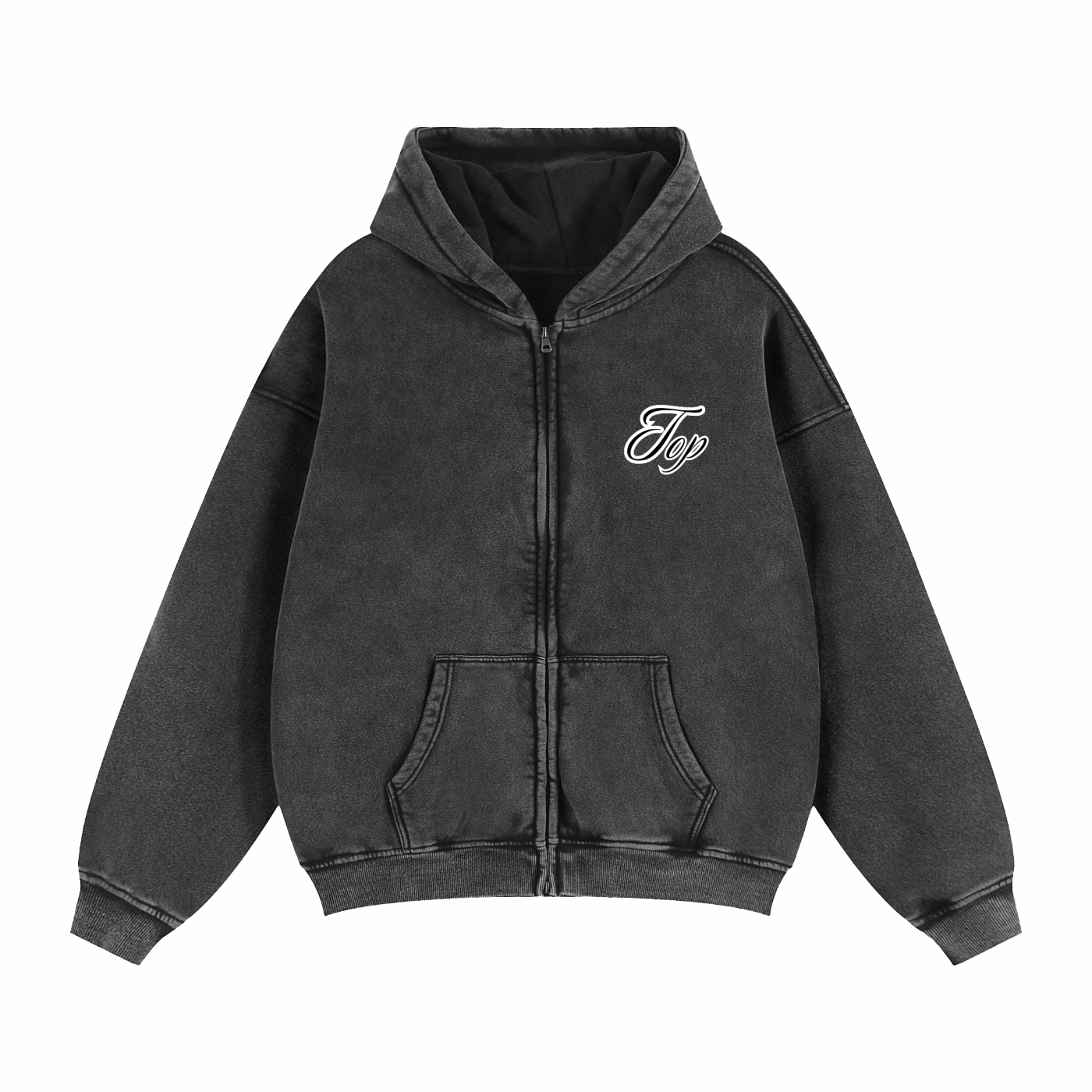 NYC Top Book your reservations Brooklyn Gay Pride Zip-Through Boxy Fleece Hoodie Zip-Through Boxy Hoodie
