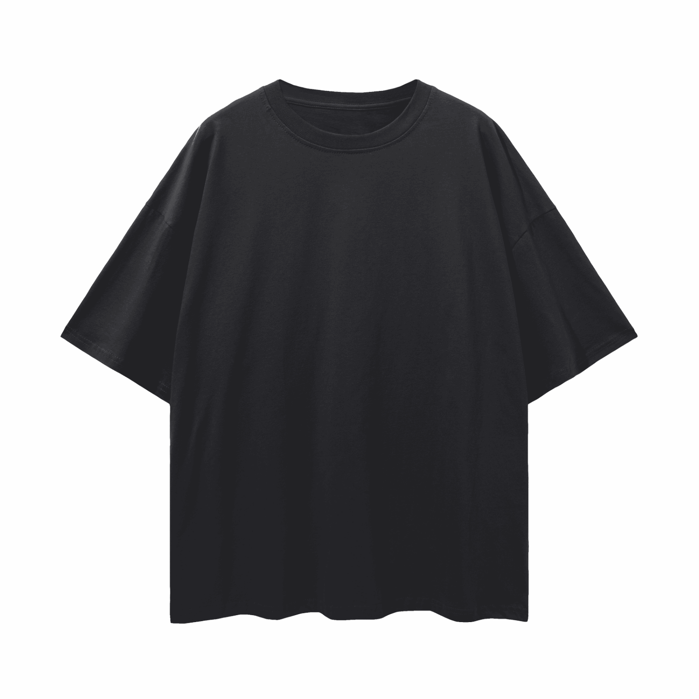 Top Challenger Non Binary Division on back of Black Oversize Deep Drop Shoulder Tee Oversize Deep Drop Shoulder Tee - 190 GSM
