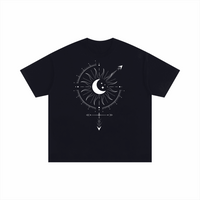 Bi Gender or Intersex Gender Symbol Design on back of Size Inclusive Oversize Tee Size Inclusive Oversize Tee
