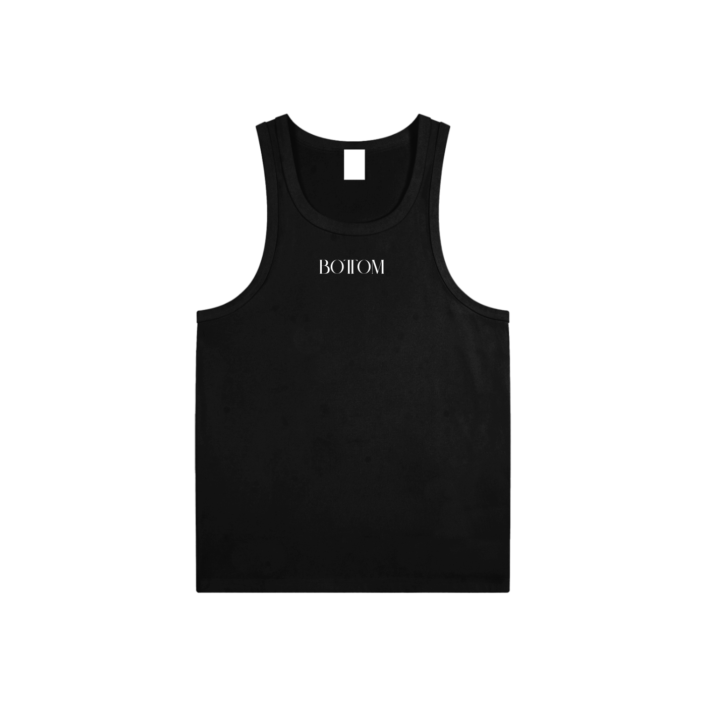 Bottom Gay Pride Tank Minimal on front of Black High Performance Tank Top High Performance Tank Top