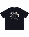 If I want or need help I will Ask Assume Nothing Disability Pride Oversize Tee Size Inclusive Oversize Tee