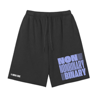 Non Binary Pride Shorts Enby Pride Snow Washed Raw Hem Shorts
