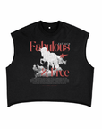 Fabulous & Free Unicorn Pride Tee French Terry Boxy Tank Top French Terry Boxy Tank Top