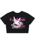 Fagalicious & Free Bisexual Pride Pegasus Graphic Baby Tee Seamless T-Shirt Baby Tee Seamless Tee