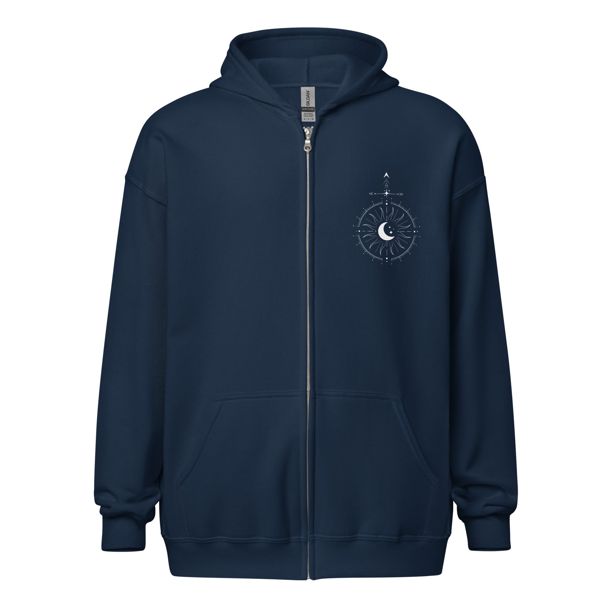 Androgyne Style Pride Sweatshirt Other Gender Symbol heavy blend zip hoodie