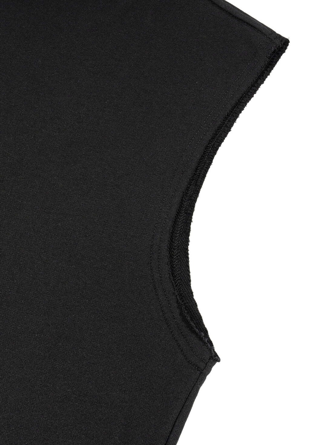 Protect Trans Kids Black French Terry Boxy Tank Top French Terry Boxy Tank Top