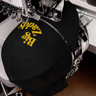 Big Zaddy Embroidered Hat Pride Gear Black and Yellow Trucker Cap Retro Trucker Hat