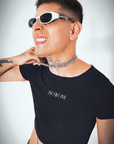 Bottom Gay Pride Crop Top Cute Pride Shirt Black Baby Tee Seamless T-Shirt