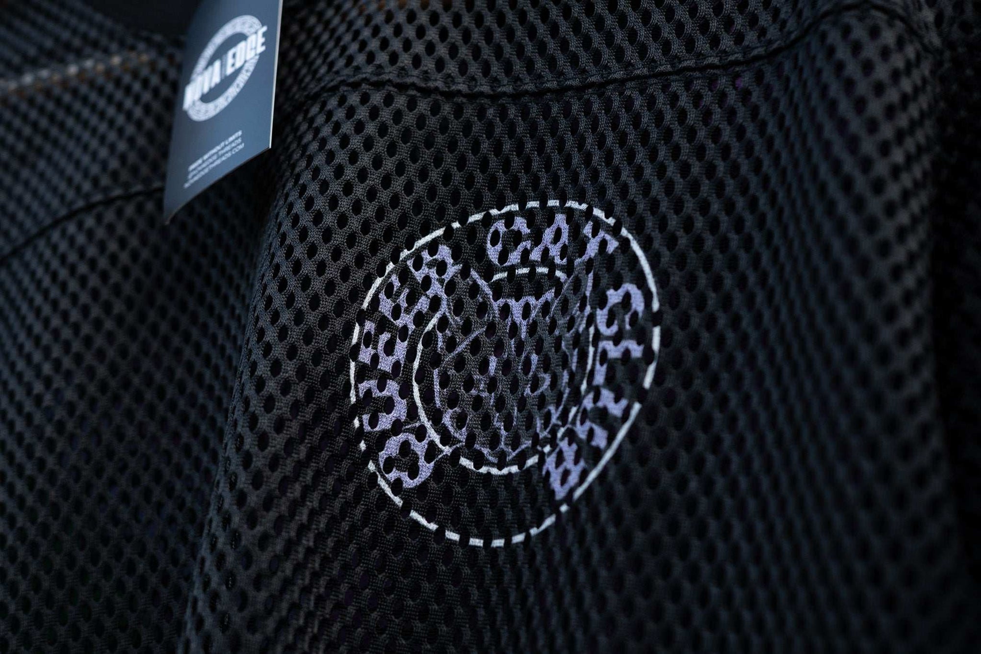 Queer Cat Club Queer Pride on Black Mesh Tee See-through Boxy Net T-shirt See-through Boxy Net T-Shirt