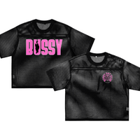 Bussy Cat Club Mesh Pride Tee Black See-through Boxy Net T-Shirt See-through Boxy Net T-Shirt
