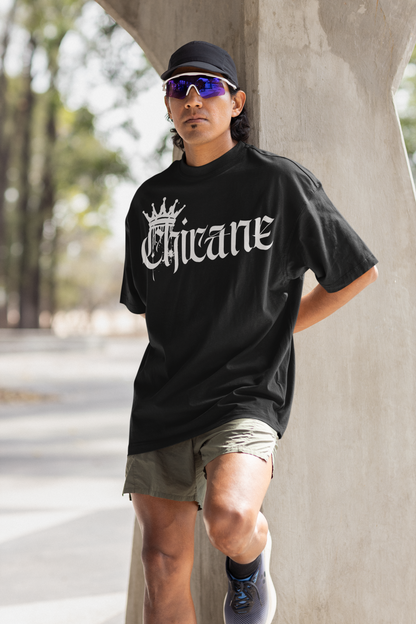 Chicane Intersectional Pride Gear Gender Diversity Streetwear Spray Paint Oversize Deep Drop Shoulder Tee - 190 GSM