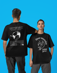 Queer Revolution Global Force Graphic Tee Spooky Season Oversize Tee Oversize Deep Drop Shoulder Tee - 190 GSM