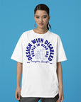 Design with Disabled People in Mind and Everyone Benefits Size Inclusive White Oversize Tee Size Inclusive Oversize Tee