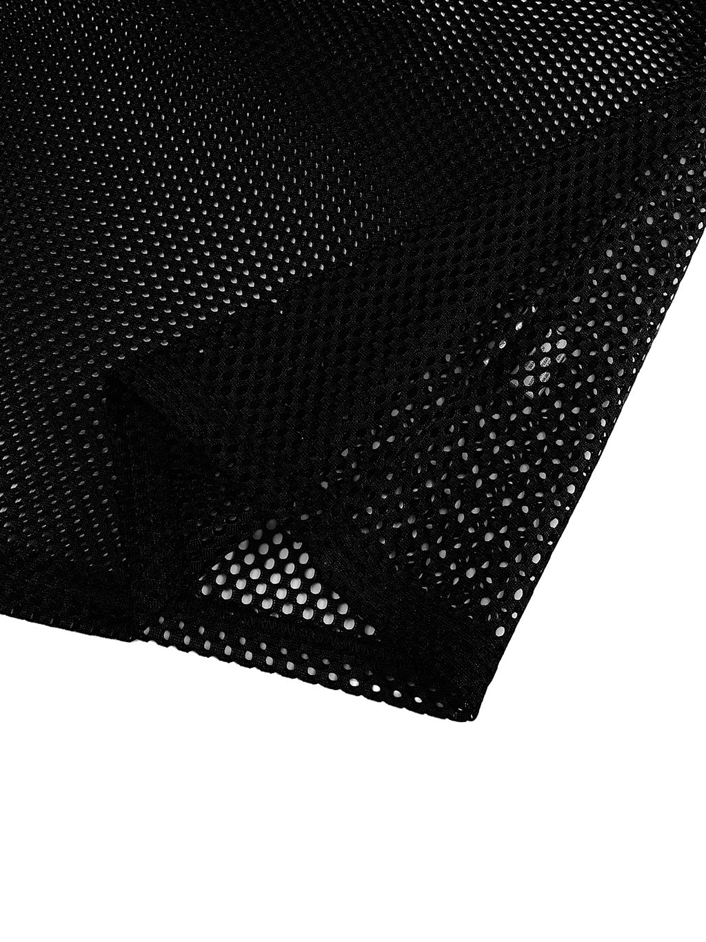 Bussy Cat Club Mesh Pride Tee Black See-through Boxy Net T-Shirt See-through Boxy Net T-Shirt