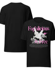 Fagalicious & Free Graphic Tee Black Pink Pegasus Bisexual Pride Relaxed Fit T-shirt Relaxed Fit T-Shirt