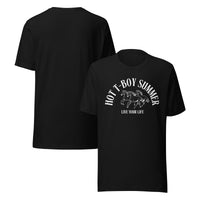 Hot T Boy Summer Live your Life Trans Pride Black Relaxed Fit T-shirt Relaxed Fit T-Shirt