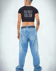 I'm that Villain Crop Top Queer coded Pride Shirt Black Baby Tee Seamless T-Shirt